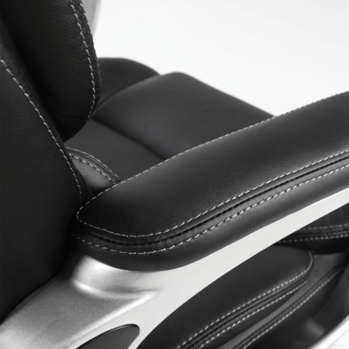 Кресло руководителя Brabix Premium Rest EX-555 экокожа, черное 531938 фото 4